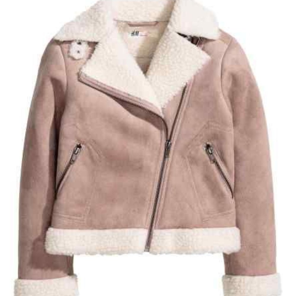 H&M Imitation Suede Biker jacket